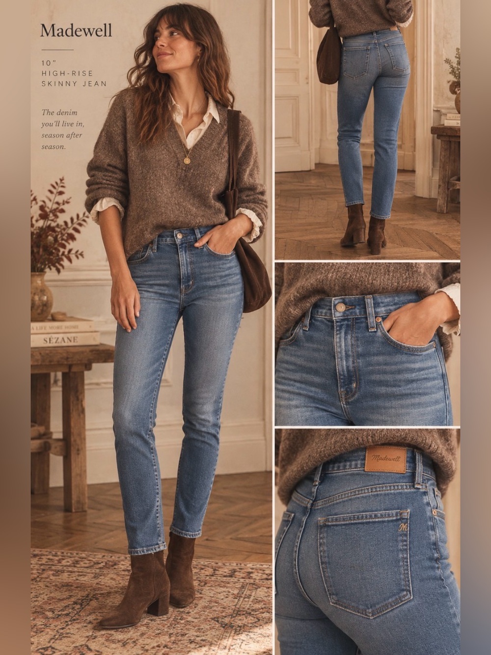 Madewell Women's Indigo Skinny Jeans